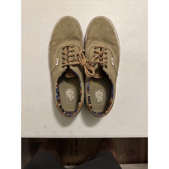 Vans Men's 11.5 Era 59 C&L Cornstalk/Tawny Brown - VN0A38FS2HA - Picture 2 of 6